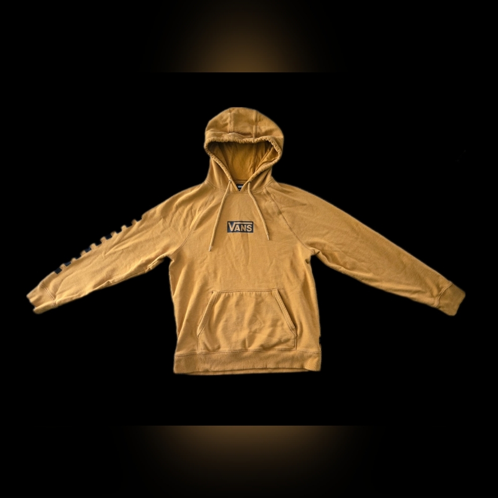 Vans‎ Off The Wall Hoodie Sweatshirt Mens Large Rust Colored Checkered